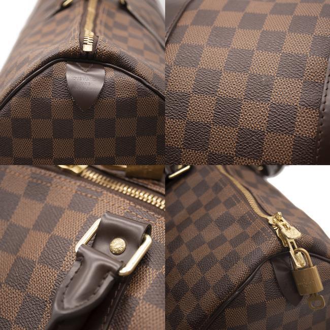 Louis Vuitton Keepall Damier Ebene 50 Brown Coated Canvas Weekend/Travel Bag
