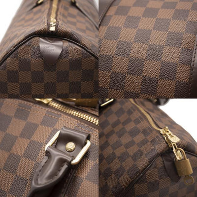 Louis Vuitton Keepall Damier Ebene 50 Brown Coated Canvas Weekend/Travel Bag