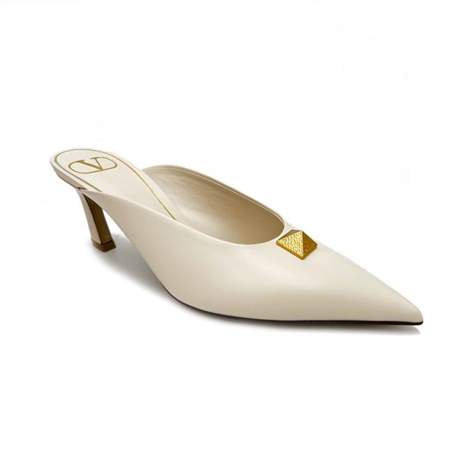 NEW Valentino Roman Stud Pointed Toe Mule