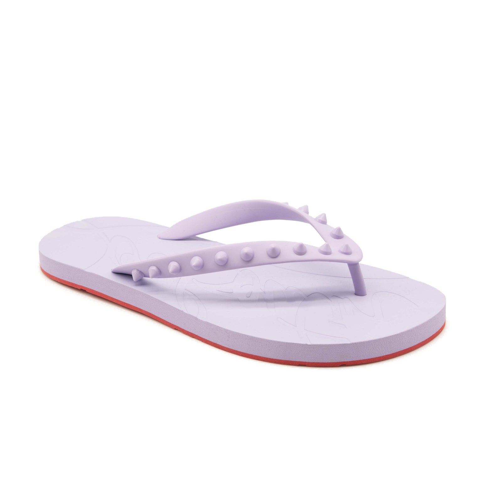 Christian Louboutin Loubi Flip Flop (Women) Lilac EU 39 US 9