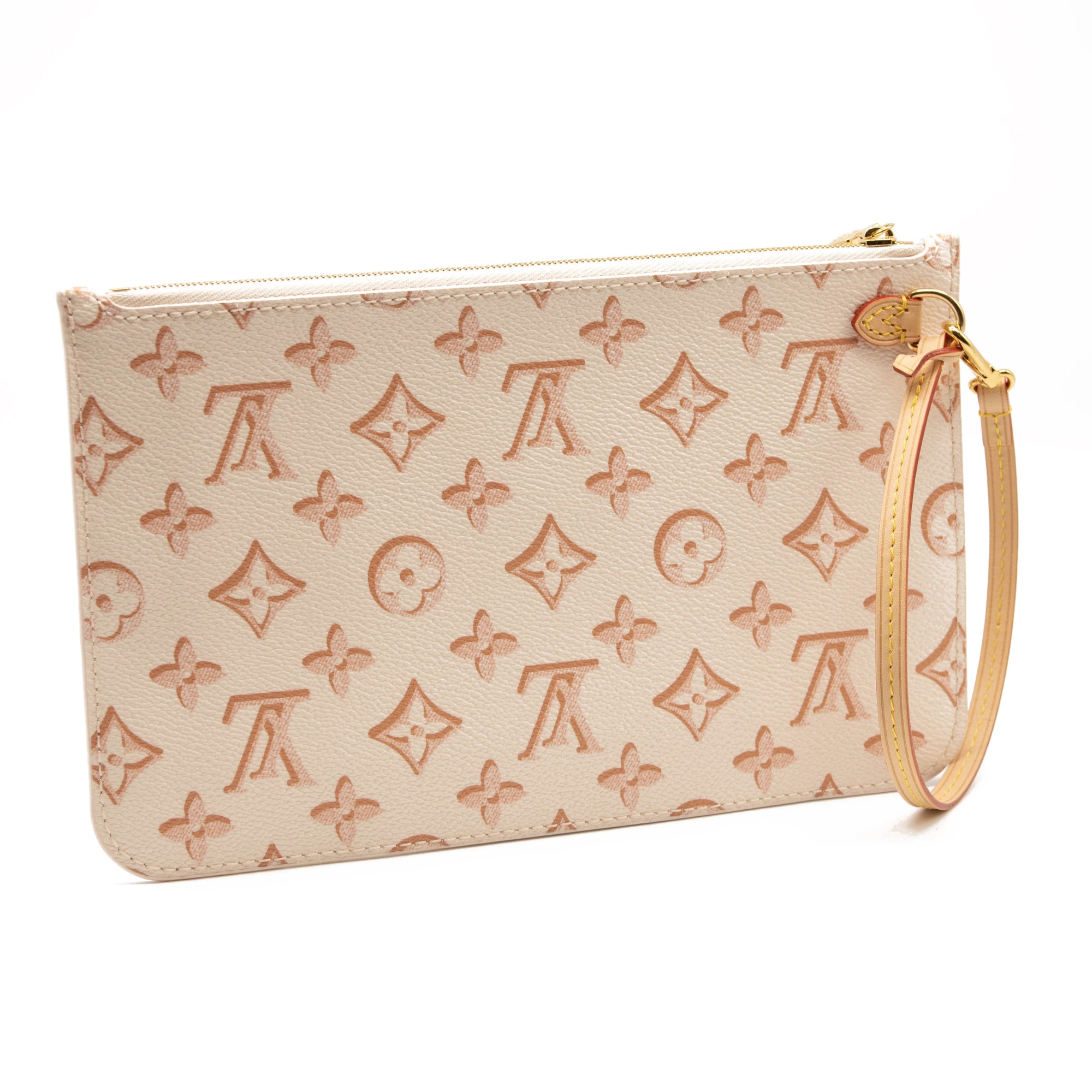 Louis Vuitton Monogram Fall For You Neverfull MM Beige Clair Pochette