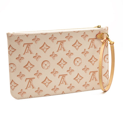 Louis Vuitton Monogram Fall For You Neverfull MM Beige Clair Pochette