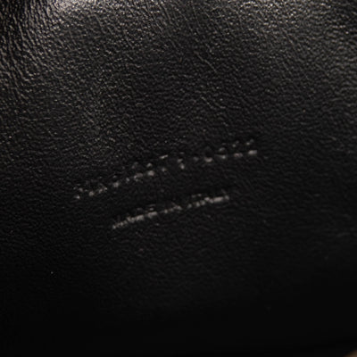 Saint Laurent Grain De Poudre Matelasse Monogram Mini Lou Camera Bag Black