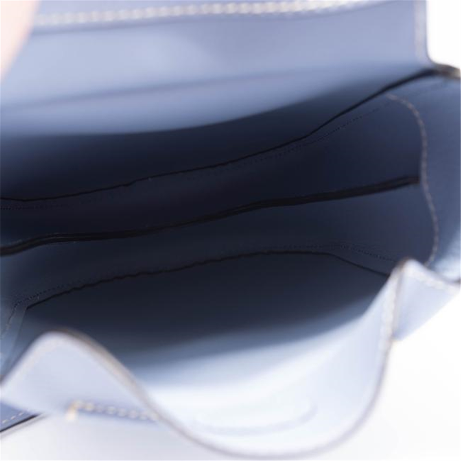 NEW Chloe Mini Darryl Blue Leather Shoulder Bag
