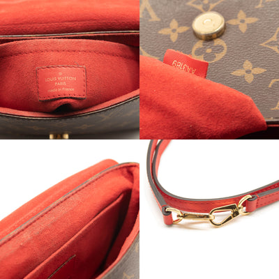 Louis Vuitton Monogram Locky BB Coquelicot Red Leather Shoulder Bag