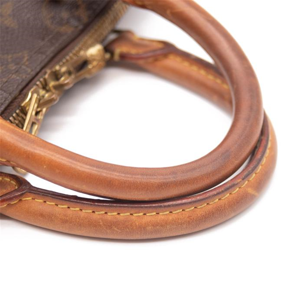 VERY USED Louis Vuitton Speedy Bandouliere 25 Brown Monogram Canvas Satchel