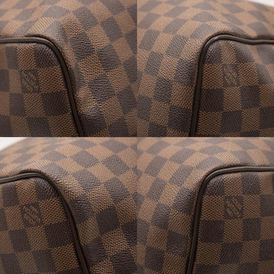 Louis Vuitton Keepall Damier Ebene 50 Brown Coated Canvas Weekend/Travel Bag