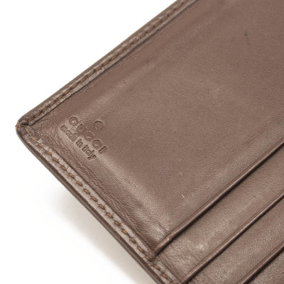 Gucci Supreme Canvas GG Monogram Compact Wallet Brown