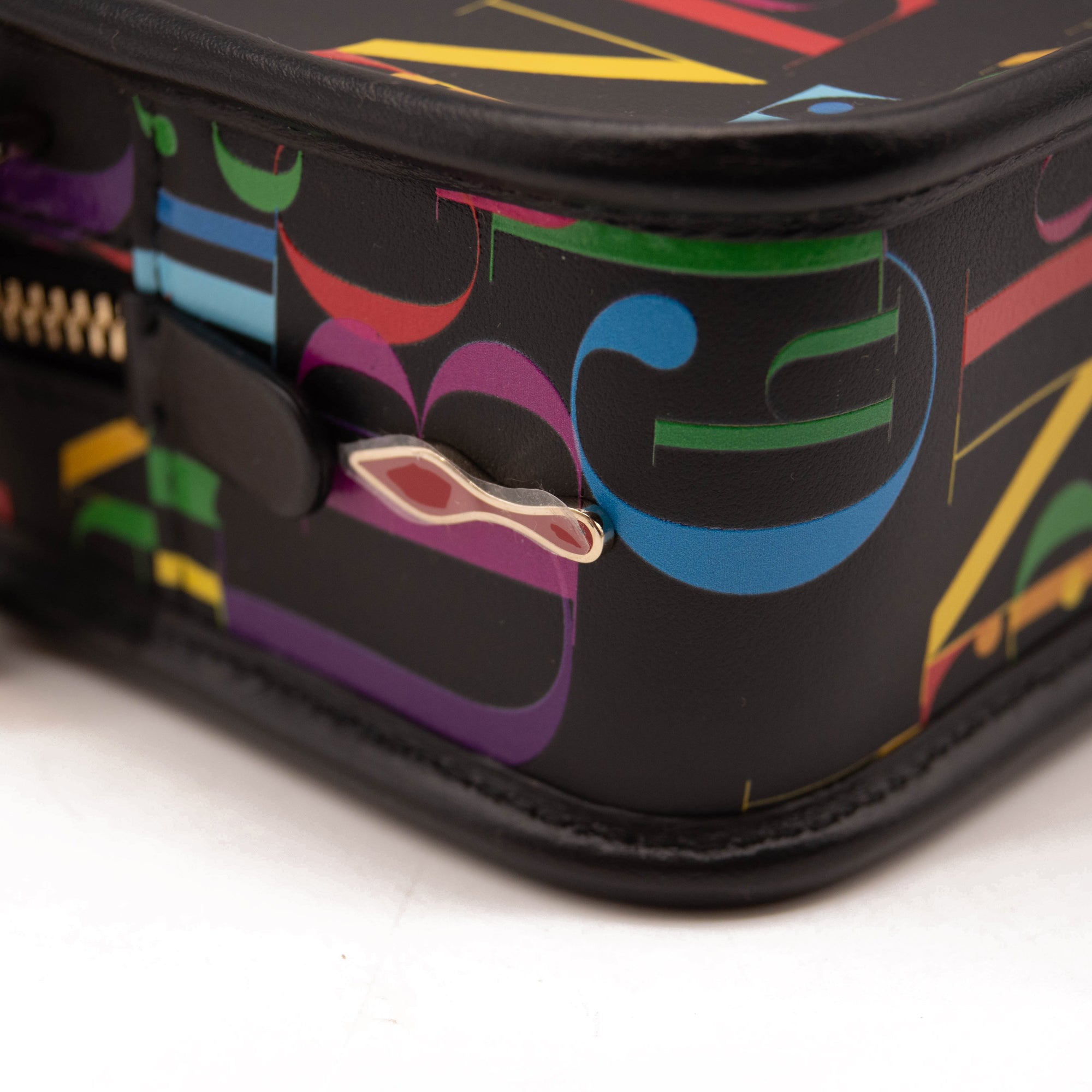 NEW Christian Louboutin Radioloubi Logo Leather Crossbody Bag