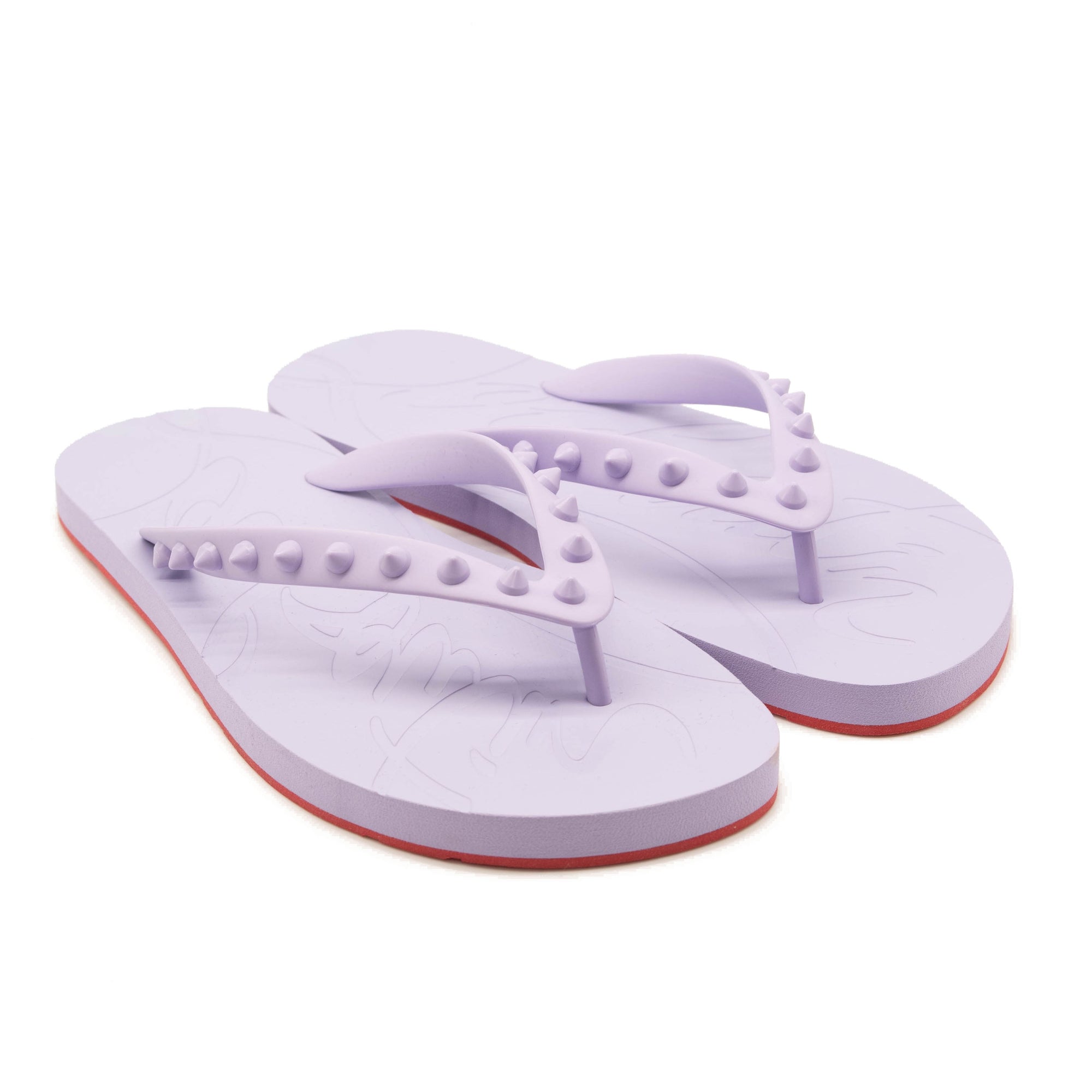 Christian Louboutin Loubi Flip Flop (Women) Lilac EU 39 US 9