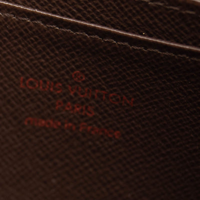 USED Louis Vuitton Damier Ebene Zippy Coin Purse