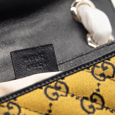 NEW Gucci Monogram Multicolor Matelasse Diagonal Small GG Marmont Shoulder Bag Multicolor