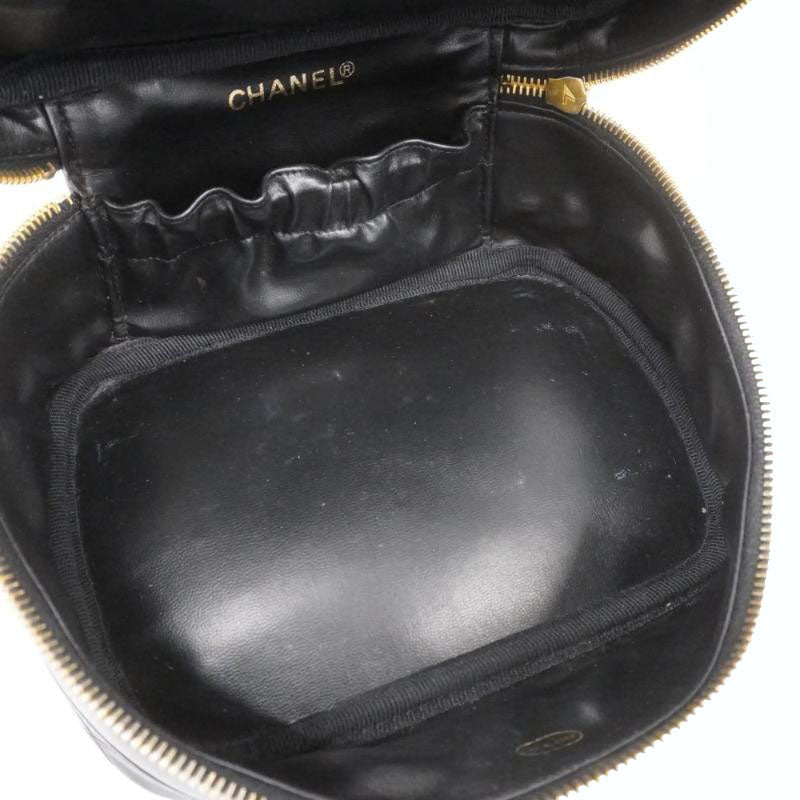 PRE-ORDER  Chanel  Lambskin Vanity Cosmetic Case Black