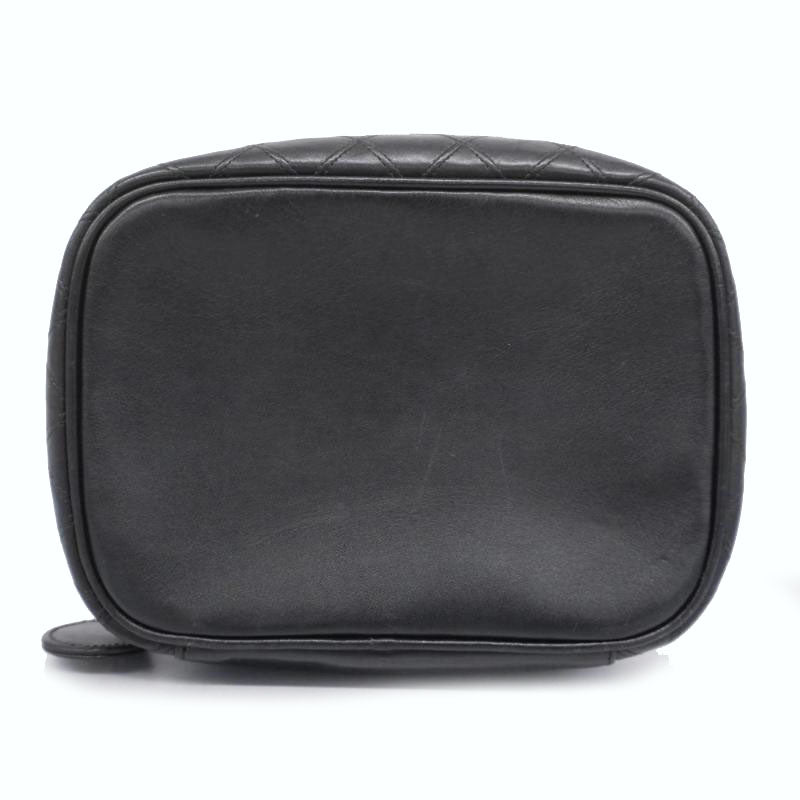 PRE-ORDER  Chanel  Lambskin Vanity Cosmetic Case Black