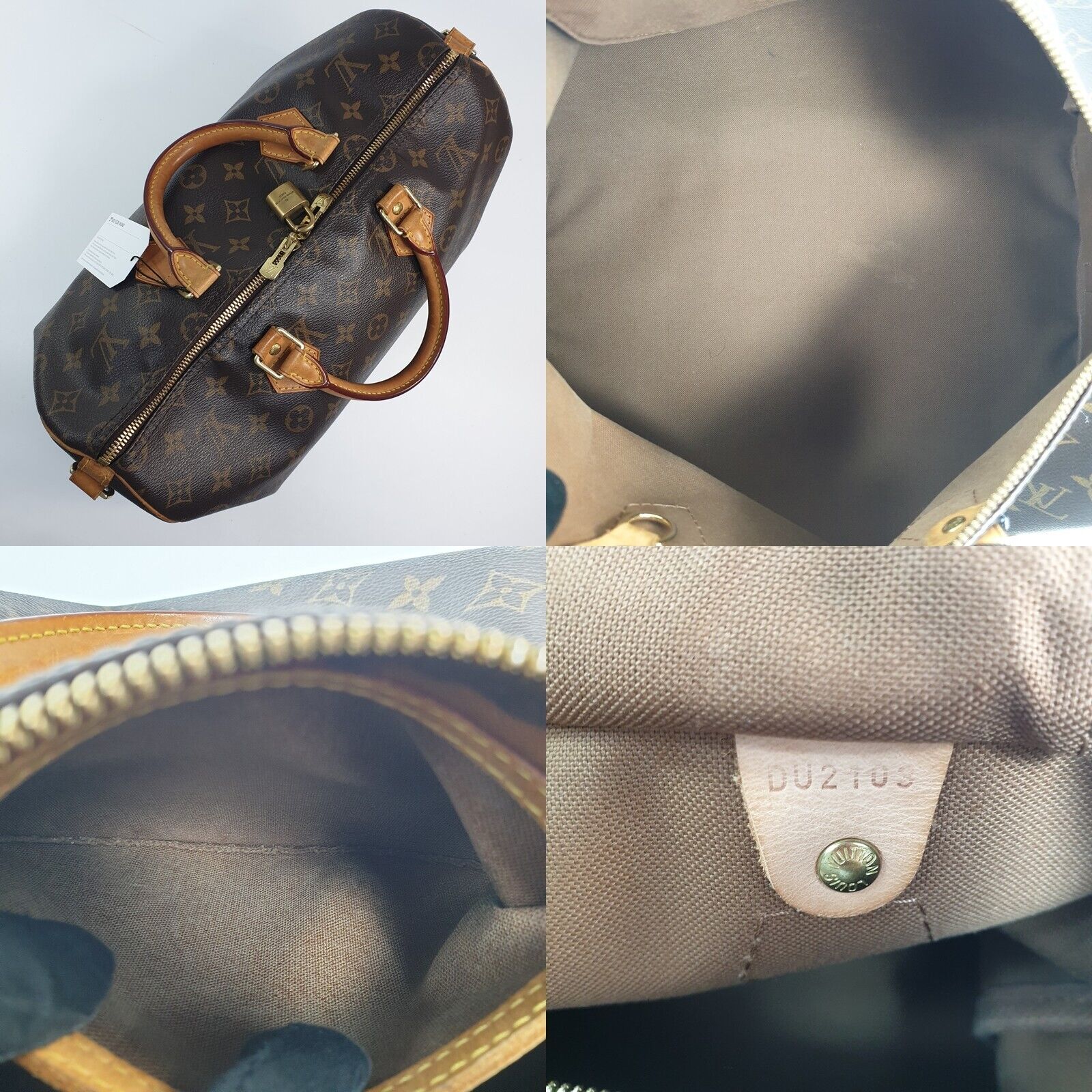 PRE-ORDER Louis Vuitton  Monogram Speedy Bandouliere 35 DU2103