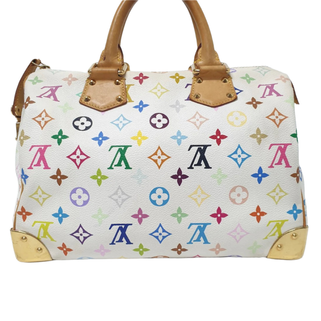PRE-ORDER  Louis Vuitton  Monogram Muakami Speedy 30 White SP2036