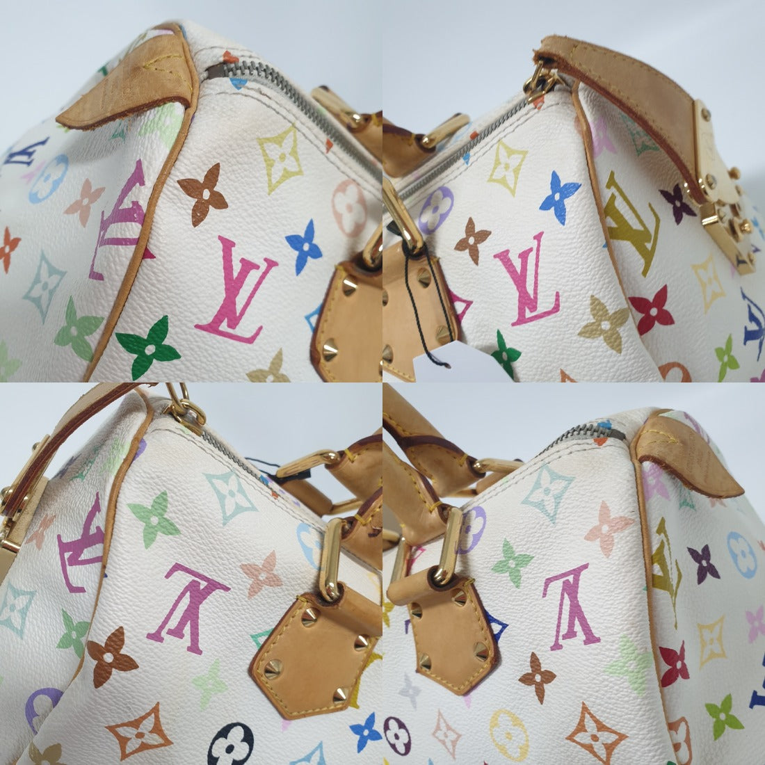 PRE-ORDER  Louis Vuitton  Monogram Muakami Speedy 30 White SP2036