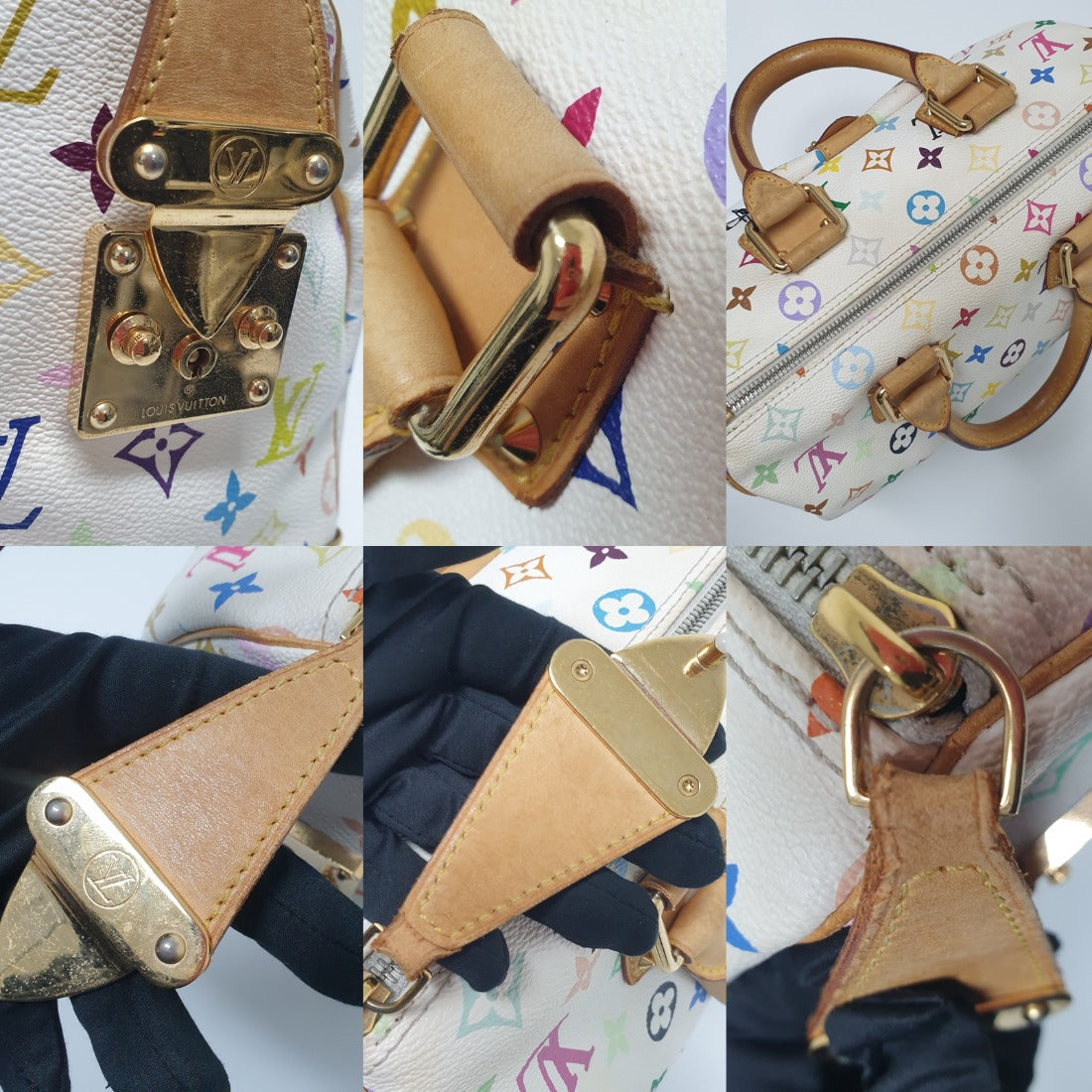 PRE-ORDER  Louis Vuitton  Monogram Muakami Speedy 30 White SP2036