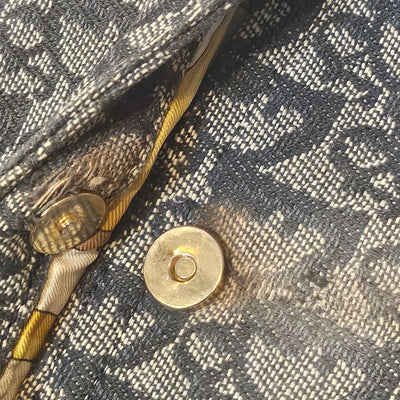 Christian Dior  Monogram Saddle Bag Blue