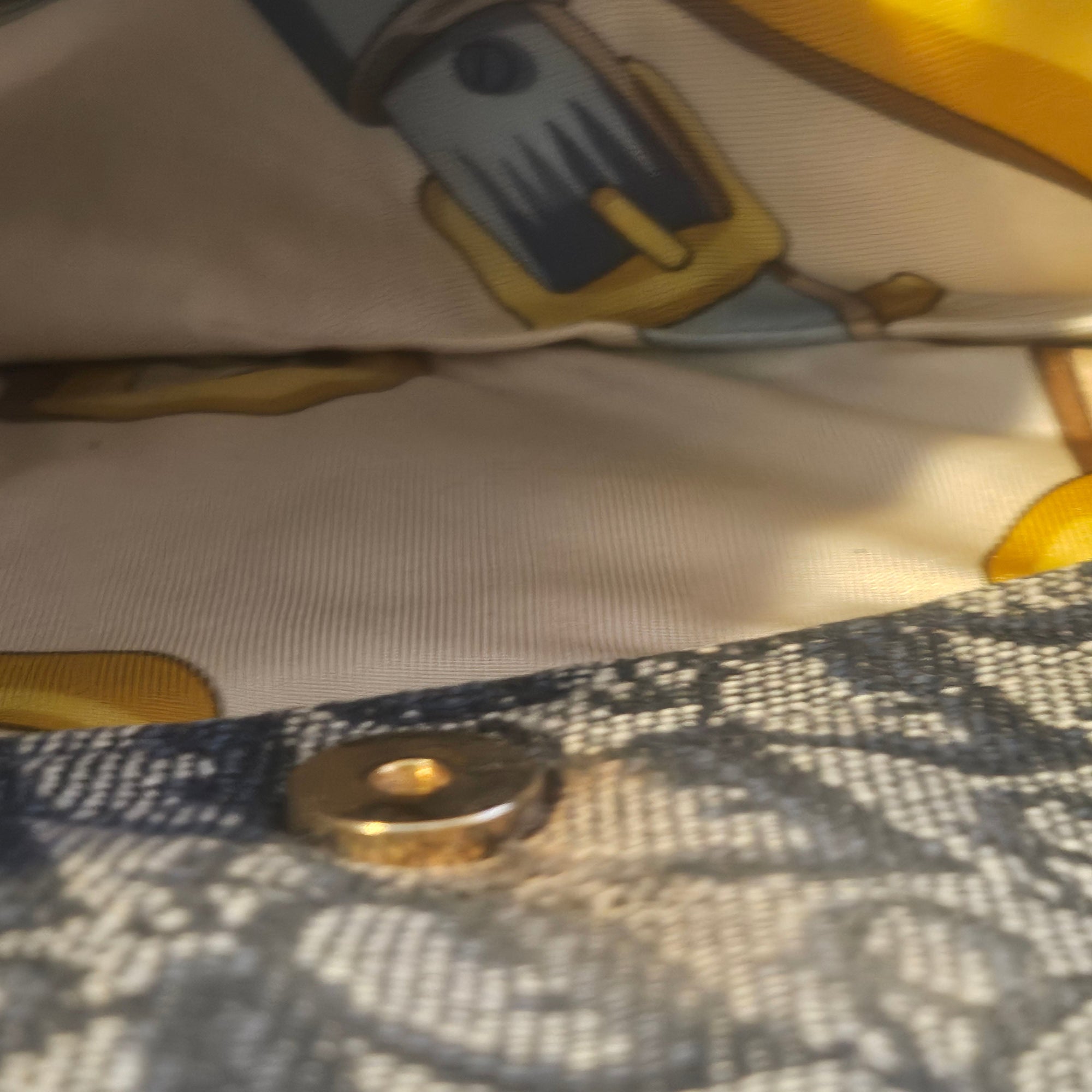 Christian Dior  Monogram Saddle Bag Blue