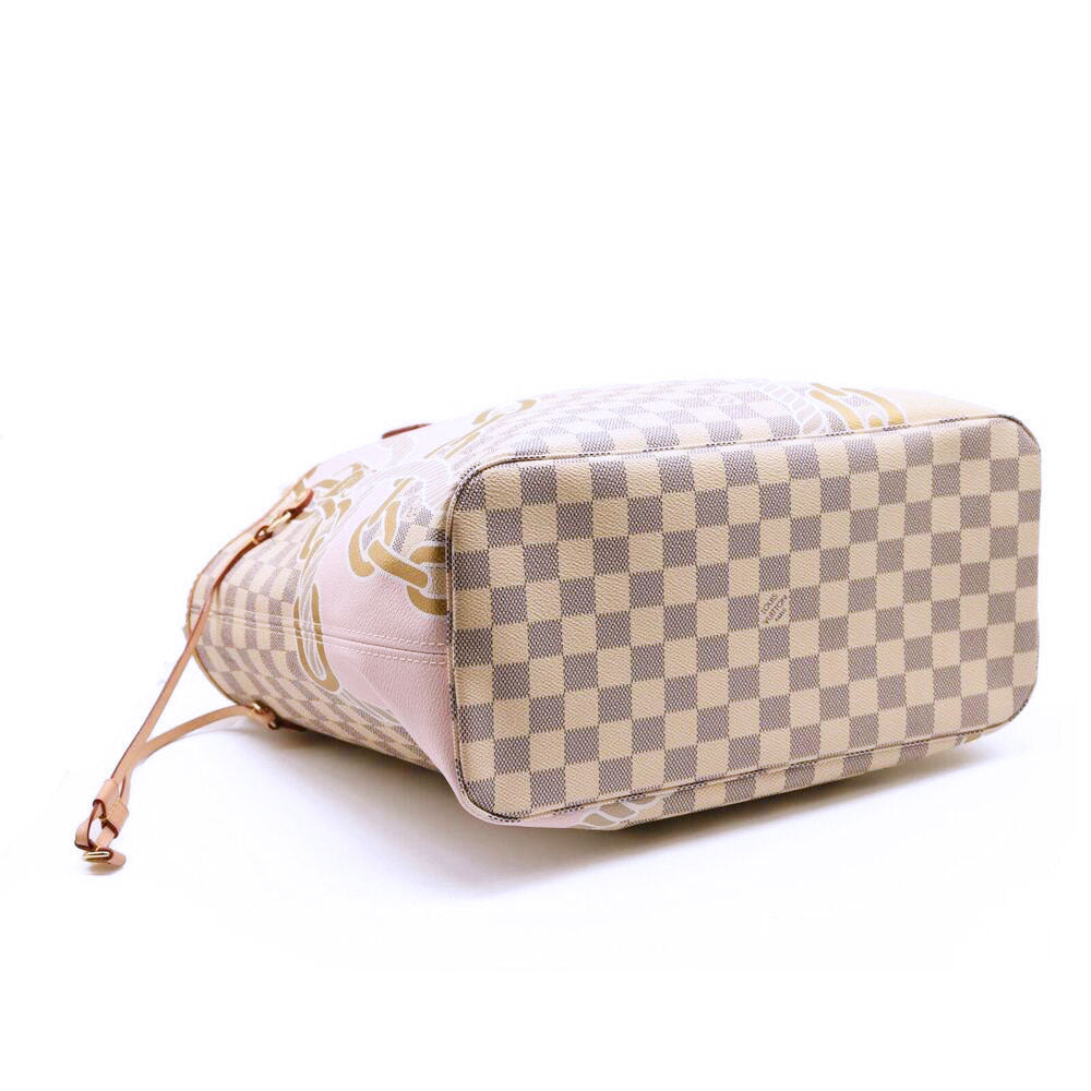 LOUIS VUITTON Damier Azur Nautical Neverfull MM