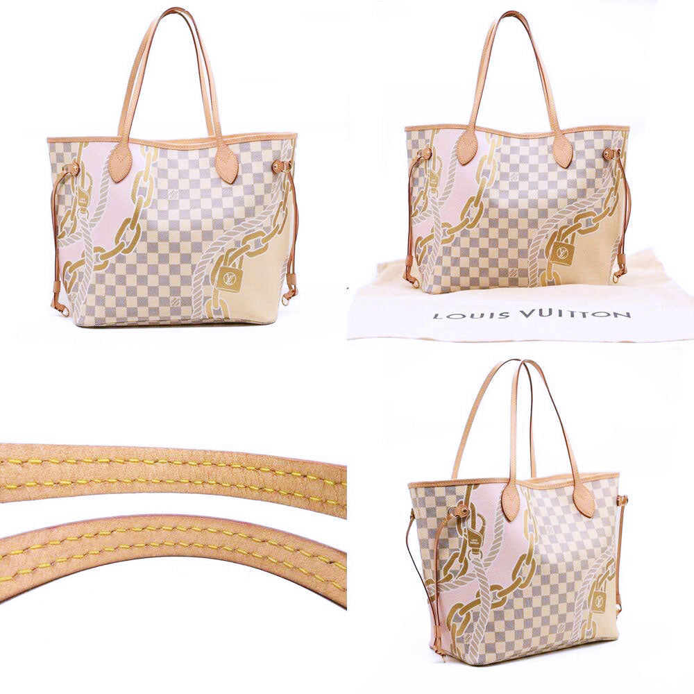 LOUIS VUITTON Damier Azur Nautical Neverfull MM