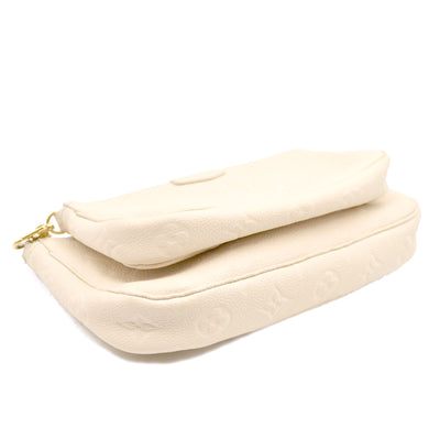 Louis Vuitton  Empreinte Monogram Giant Multi Pochette Accessories Cream