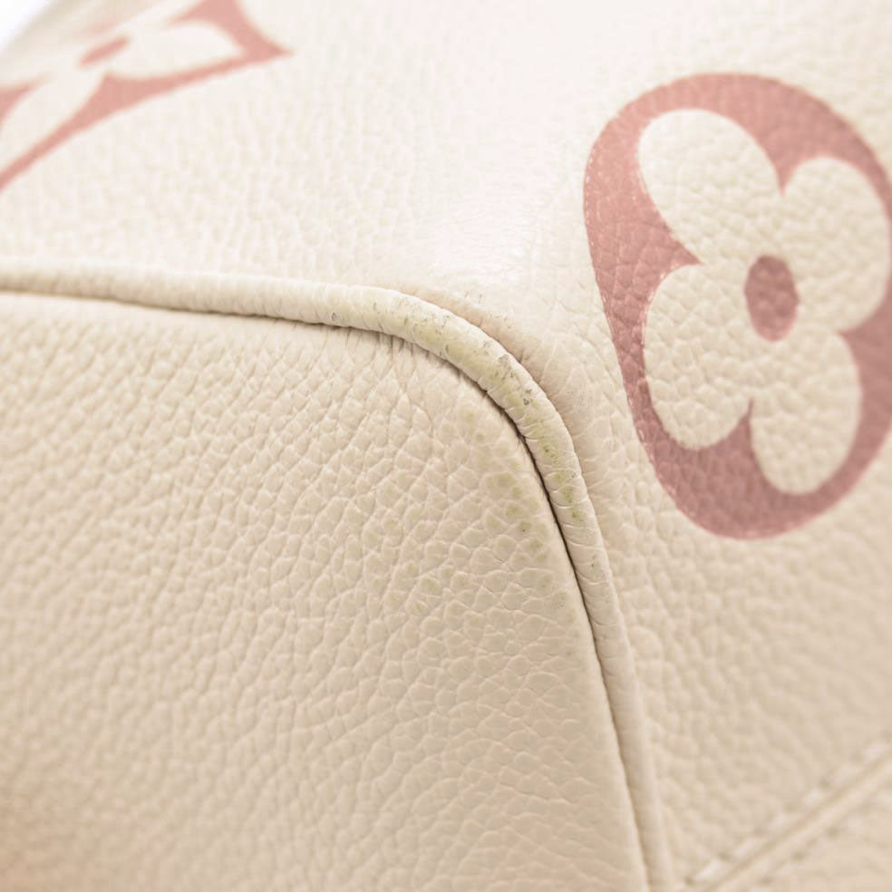 Louis Vuitton Empreinte Monogram Giant Speedy Bandouliere 20 Creme Rose Trianon RFID