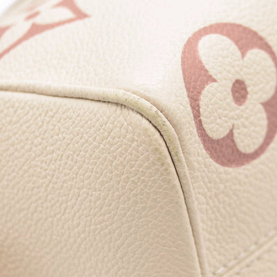 Louis Vuitton Empreinte Monogram Giant Speedy Bandouliere 20 Creme Rose Trianon RFID