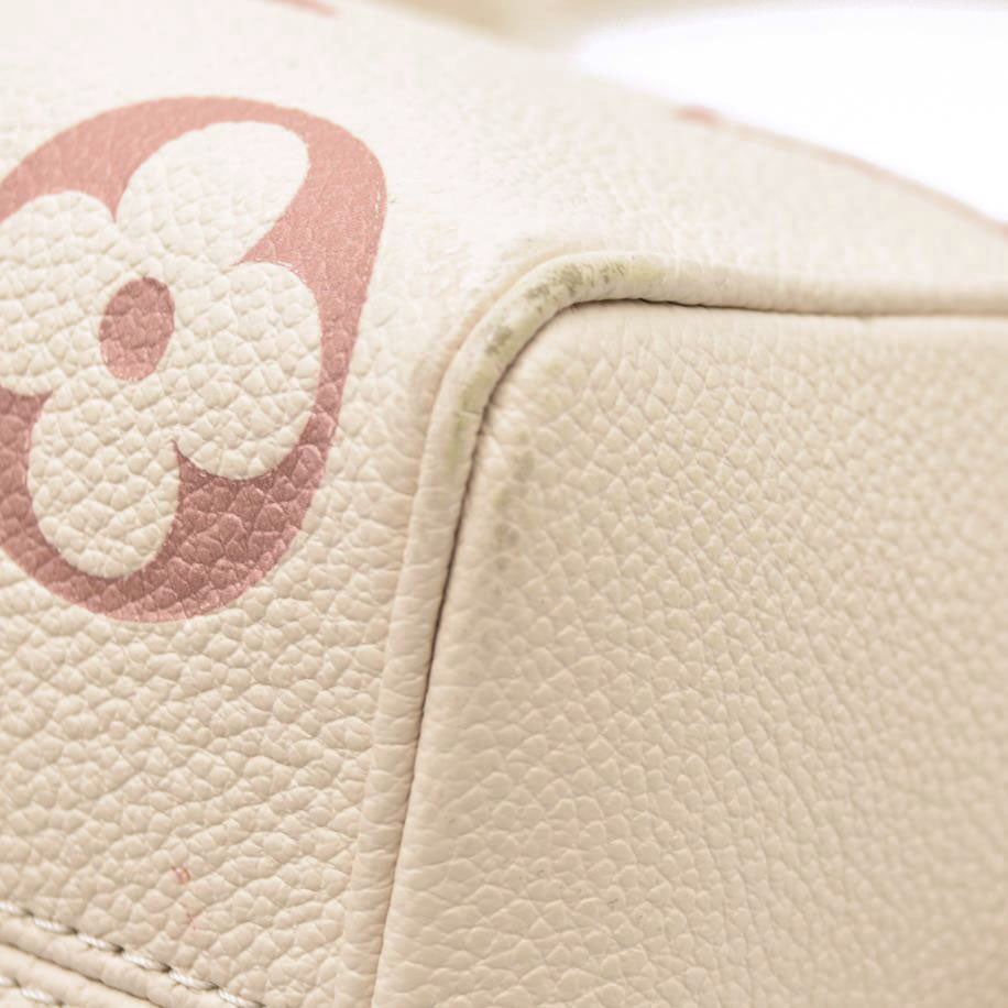 Louis Vuitton Empreinte Monogram Giant Speedy Bandouliere 20 Creme Rose Trianon RFID