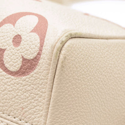 Louis Vuitton Empreinte Monogram Giant Speedy Bandouliere 20 Creme Rose Trianon RFID