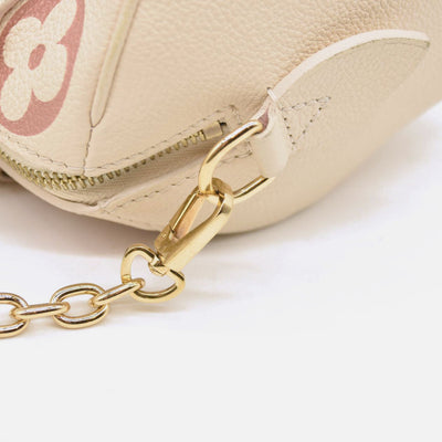 Louis Vuitton Empreinte Monogram Giant Speedy Bandouliere 20 Creme Rose Trianon RFID