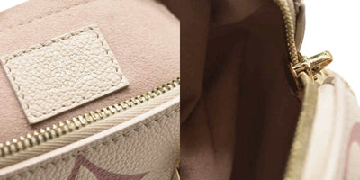 Louis Vuitton Empreinte Monogram Giant Speedy Bandouliere 20 Creme Rose Trianon RFID