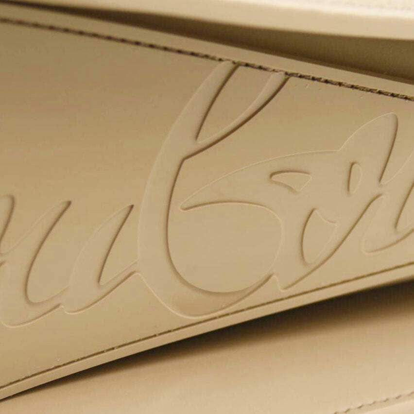 Christian Louboutin Women's Natural Medium Paloma Studded Leather Satchel