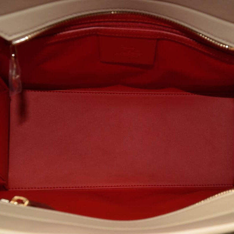 Christian Louboutin Women's Natural Medium Paloma Studded Leather Satchel