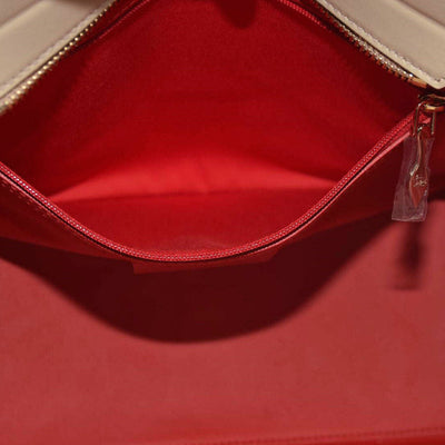 Christian Louboutin Women's Natural Medium Paloma Studded Leather Satchel