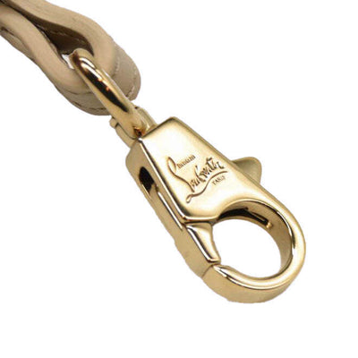 Christian Louboutin Women's Natural Medium Paloma Studded Leather Satchel