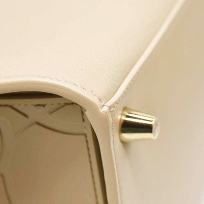 Christian Louboutin Women's Natural Medium Paloma Studded Leather Satchel