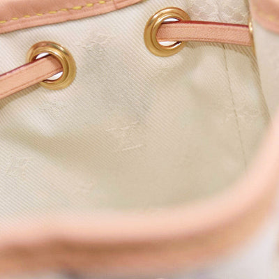 Louis Vuitton Monogram Jacquard -Tweed Nano Noé Multicolor White