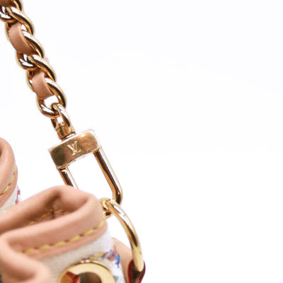 Louis Vuitton Monogram Jacquard -Tweed Nano Noé Multicolor White