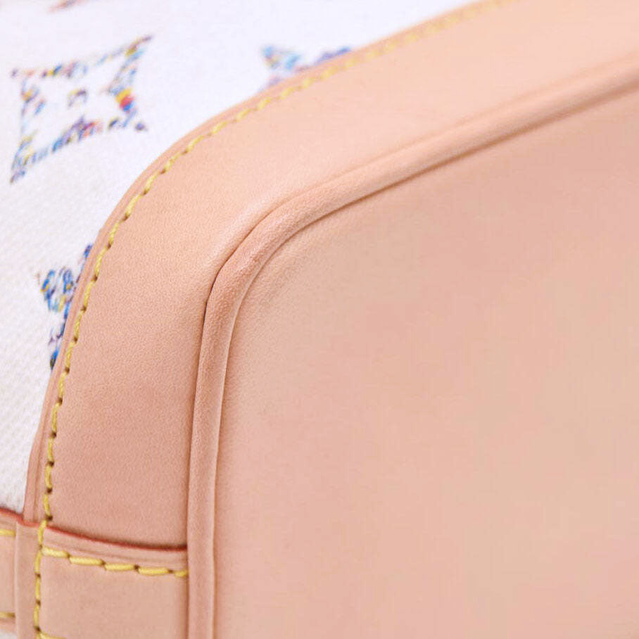 Louis Vuitton Monogram Jacquard -Tweed Nano Noé Multicolor White