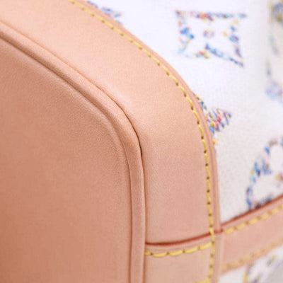 Louis Vuitton Monogram Jacquard -Tweed Nano Noé Multicolor White