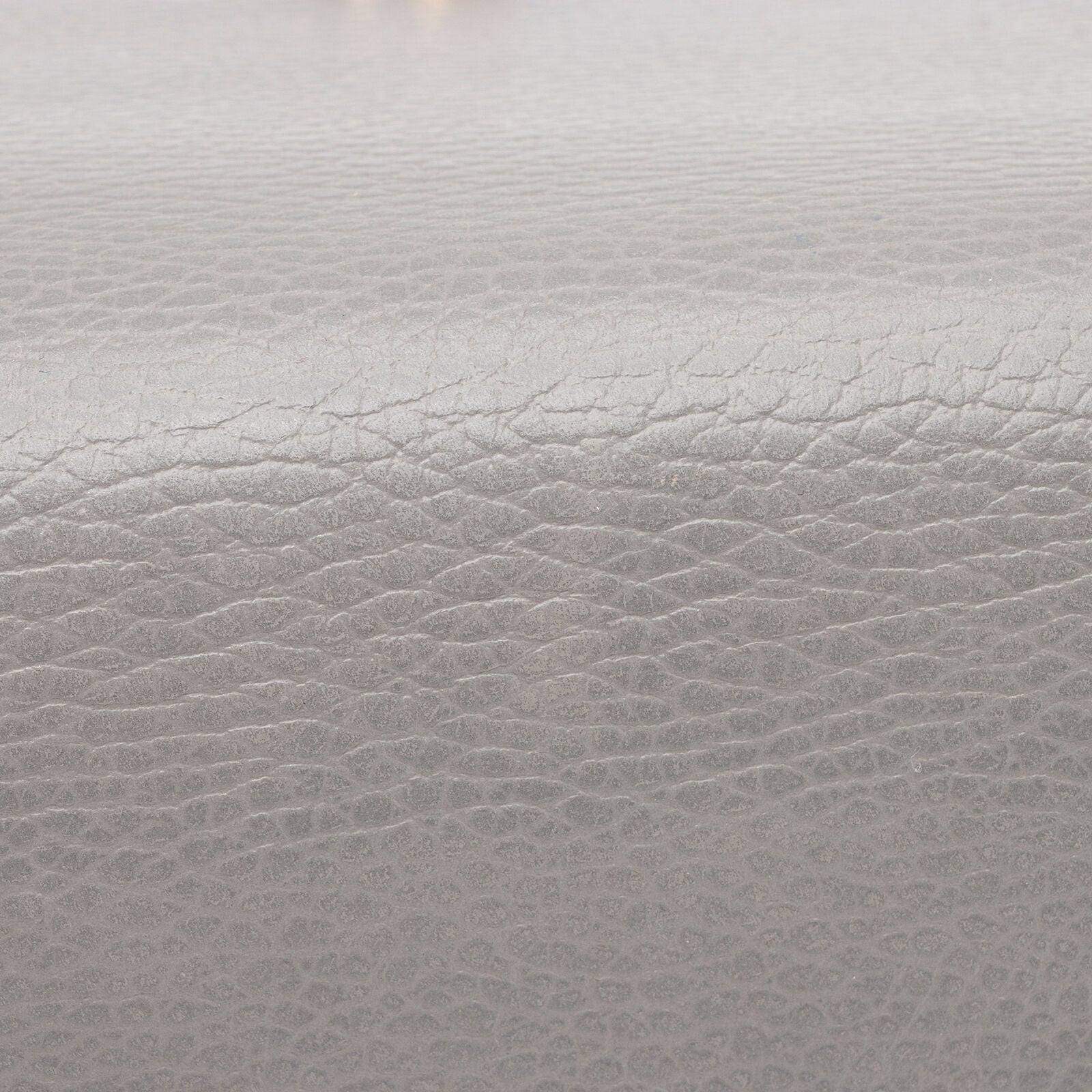 GUCCI Dollar Calfskin Enamel Mini GG Marmont Chain Wallet Grey