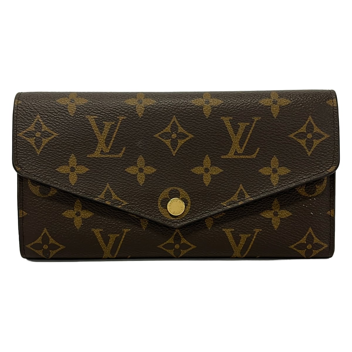$800 LOUIS VUITTON Portefeuille Sarah Monogram Long Wallet M62235 Rose Ballerine