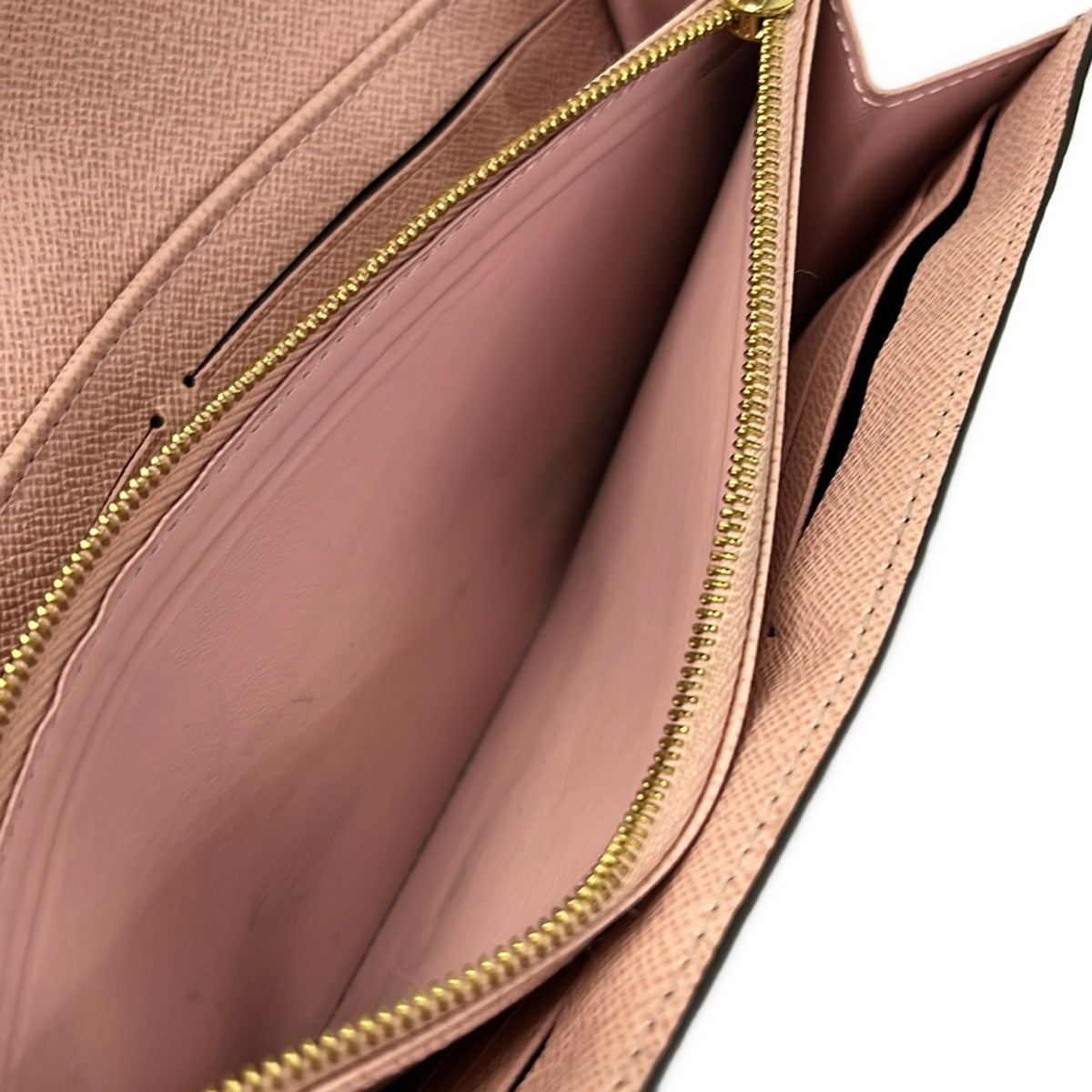 $800 LOUIS VUITTON Portefeuille Sarah Monogram Long Wallet M62235 Rose Ballerine