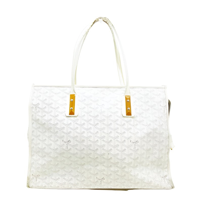 PRE-ORDER GOYARD Goyardine Marquises Tote White VIT020115