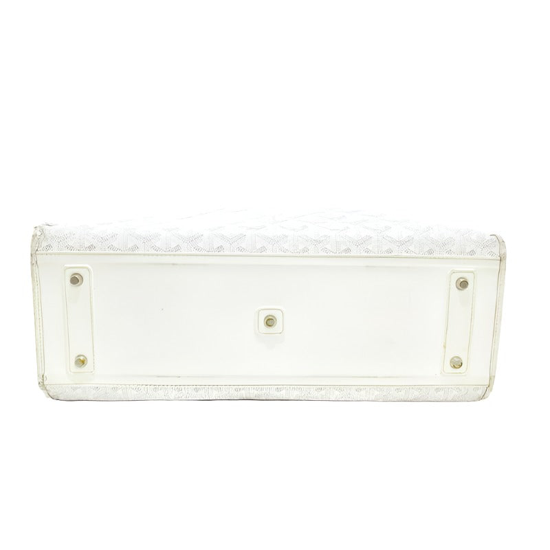 PRE-ORDER GOYARD Goyardine Marquises Tote White VIT020115