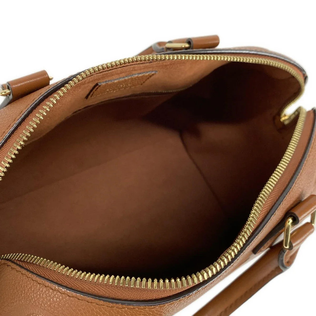 PRE-ORDER  Louis Vuitton  Empreinte Monogram Giant Speedy Bandouliere 25 Cognac RFID