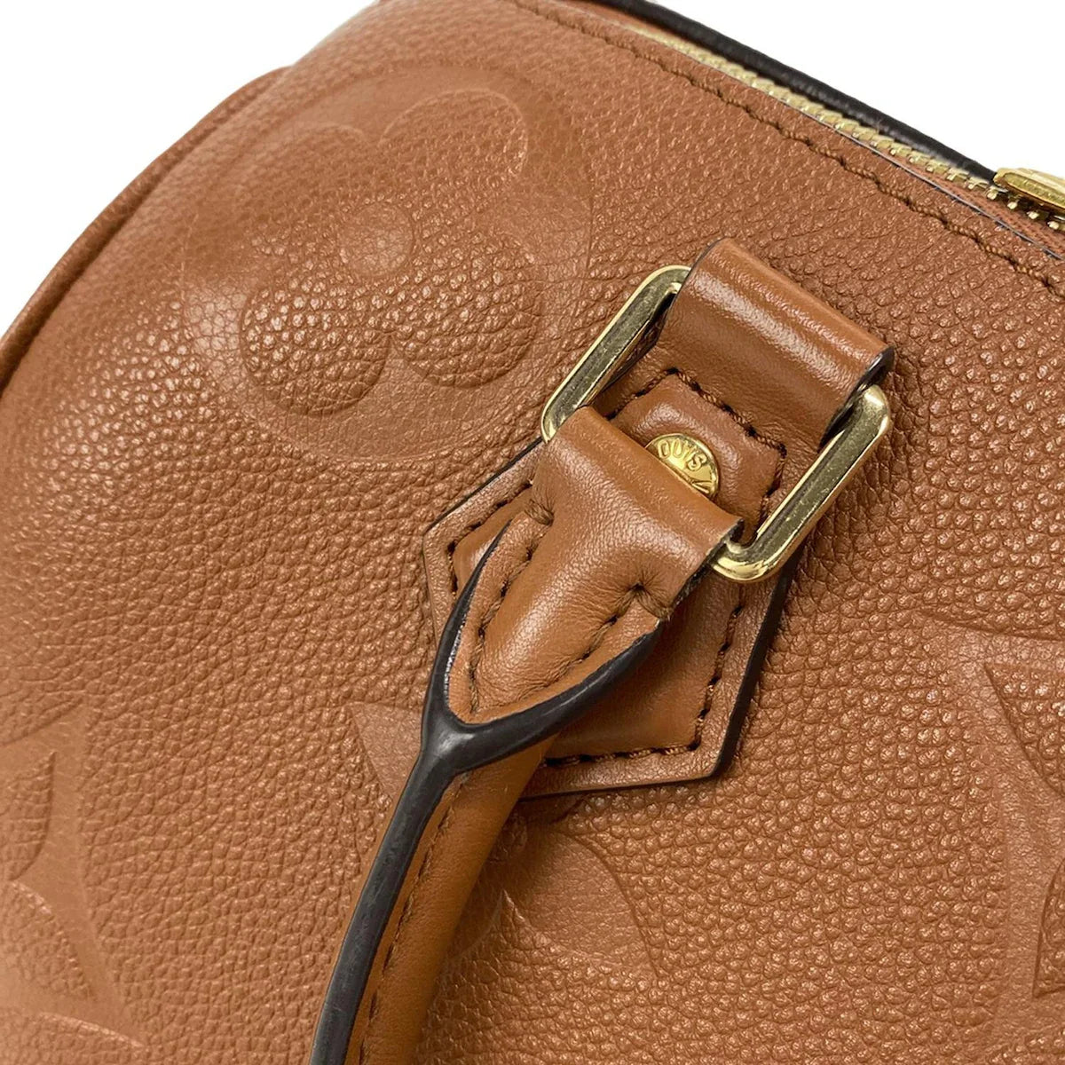 PRE-ORDER  Louis Vuitton  Empreinte Monogram Giant Speedy Bandouliere 25 Cognac RFID