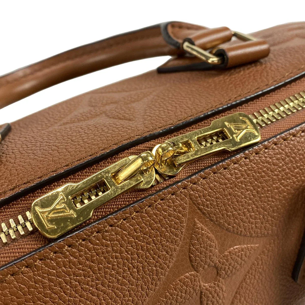 PRE-ORDER  Louis Vuitton  Empreinte Monogram Giant Speedy Bandouliere 25 Cognac RFID